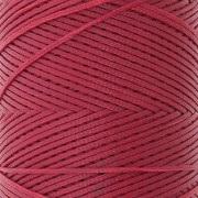 Bobina di filo piatto cerato Linhasita per macramè 1,4 mm - Rosso (233) x 167 m