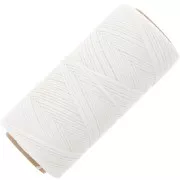 Bobina di filo piatto cerato Linhasita per macramè 1,4 mm - Naturale x 167 m