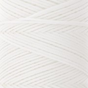 Bobina di filo piatto cerato Linhasita per macramè 1,4 mm - Naturale x 167 m