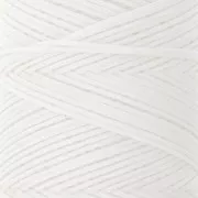 Bobina di filo piatto cerato Linhasita per macramè 1,4 mm - Naturale x 167 m