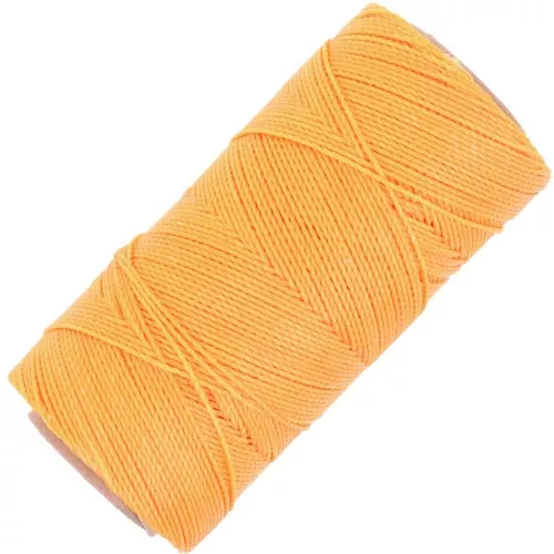 Bobina di filo cerato Linhasita per micro macramè 1 mm - Zafferano (274) x168m