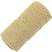 Bobina di filo cerato Linhasita per micro macramè 1 mm - Camoscio (315) x168m