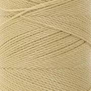 Bobina di filo cerato Linhasita per micro macramè 1 mm - Camoscio (315) x168m