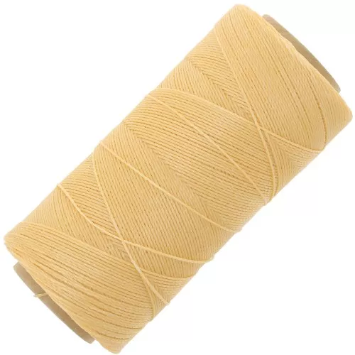 Bobina di filo cerato Linhasita per micro macramè 0.5 mm - Peach (219) x335m