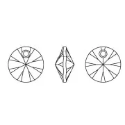 Pendente PureCrystal 6428 8 mm Dark Rose x1