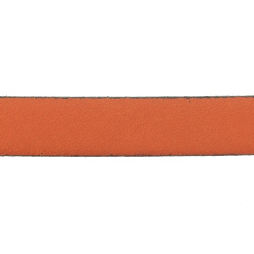 Laccetto cuoio mm. 10 Orange x30cm
