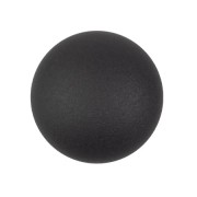 Cabochon rotondo in vetro di Puca® 18 mm - Dark Grey Light Mat x1
