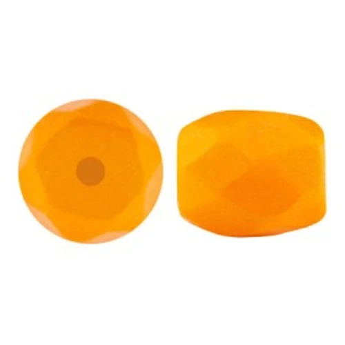 Perle in vetro Baros® par Puca® 6x5mm Frost Tangerine Mat x10g