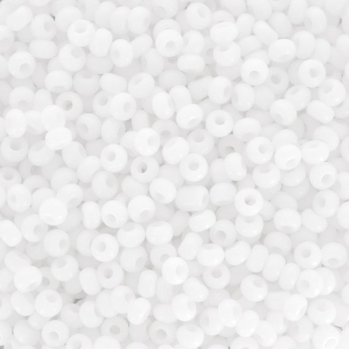 Perle Preciosa 9/0 2,5 mm - Bianco opaco x250g