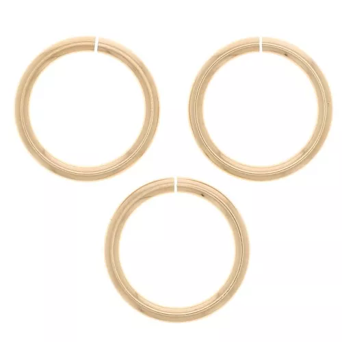 Anelli aperti 9x1 mm - Gold filled x5