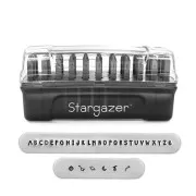 Punzoni ImpressArt Signature 2 mm per acciaio - Alfabeto Maiuscolo STARGAZER x33