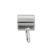 Tubi per attaccare ciondoli Argento 925 per cordone 4mm x4|raw }}