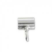Tubi per attaccare ciondoli Argento 925 per cordone 3mm x4