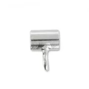Tubi per attaccare ciondoli Argento 925 per cordone 3mm x4