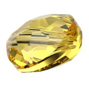 Perla tonda Thin Round  PureCrystal 5034 8 mm - Light Topaz x1