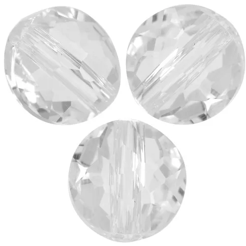 Perla tonda Thin Round PureCrystal 5034 8 mm - Crystal x1