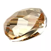 Perla tonda Thin Round  PureCrystal 5034 8 mm - Crystal Golden Shadow x1