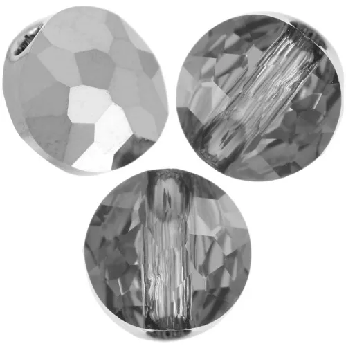 Perla tonda Thin Round  PureCrystal 5034 8 mm - Crystal Silver Night x1