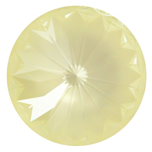 Cabochon PureCrystal 1122 Rivoli 12 mm -Crystal Soft Yellow Ignite x1