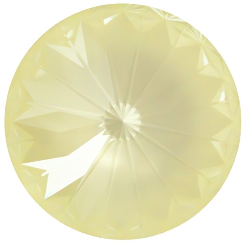 Cabochon PureCrystal 1122 Rivoli mm. 14 Crystal Soft Yellow Ignite x1