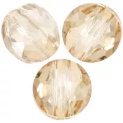 Perle tonde Thin Round  PureCrystal 5034 6 mm - Crystal Golden Shadow x6