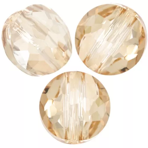 Perle tonde Thin Round PureCrystal 5034 6 mm - Crystal Golden Shadow x6