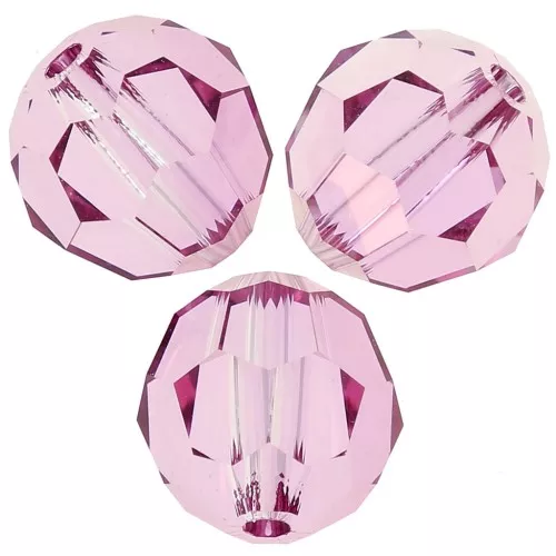 Perla tonda PureCrystal 5000 4 mm Dark Rose x20