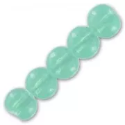 Tonde imitazione giada 4 mm Aqua x50