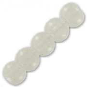 Tonde imitazione giada 4 mm Bianco x50|raw }}