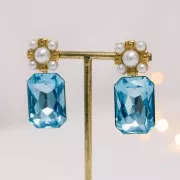 Cabochon PureCrystal 4627 mm. 27x18,5 Crystal Soft Rose Ignite x1