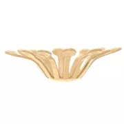 Coppette 14 mm - Acciaio inox 304L dorato x4