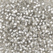 Miyuki Delica 11/0 DB1211 - Silver Lined Gray Mist - confezione da 100g