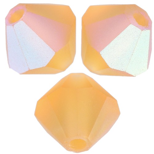 Biconi Preciosa 5 mm - MC Bead Rondell - Topaz AB Matt x12