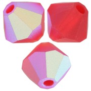 Biconi Preciosa 5 mm - MC Bead Rondell - Light Siam AB Matt x12