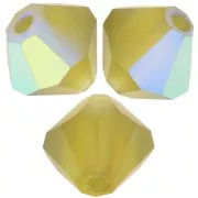 Biconi Preciosa 5 mm - MC Bead Rondell - Olivine AB Matt x12