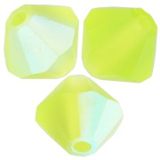 Biconi Preciosa 6 mm - MC Bead Rondell - Limecicle AB Matt x12