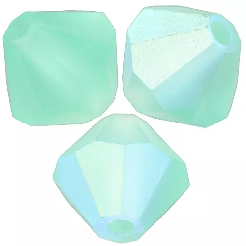 Biconi Preciosa 6 mm - MC Bead Rondell - Caribbean Sea AB Matt x12