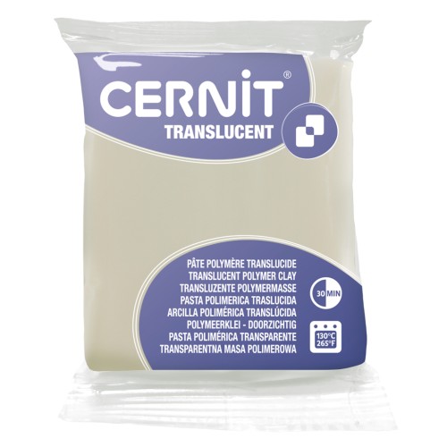 Pasta Cernit traslucida - fosforescente (n. 024) x 56 g