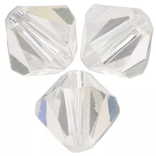 Biconi Preciosa 6 mm - MC Bead Rondell - Crystal Argent Flare x12