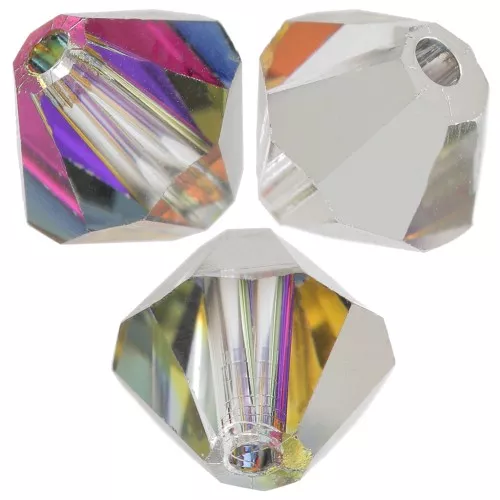 Biconi Preciosa 6 mm - MC Bead Rondell - Crystal Volcano x12