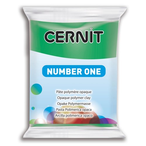 Pasta Cernit Number One opaca - Verde (n. 600) x 56 g