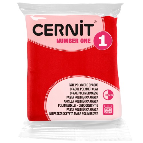 Pasta Cernit Number One Opaca - Rossa (n. 400) x 56 g
