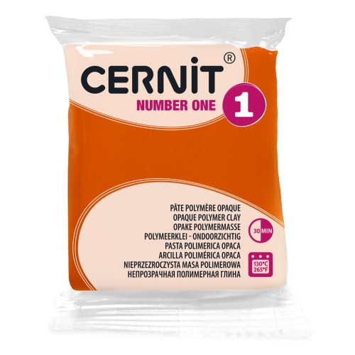 Pasta Cernit Number One Opaca - Arancione (n. 752) x 56 g