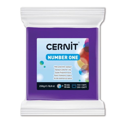 Pasta Cernit Number One Opaca - 250 g Viola (n. 900)