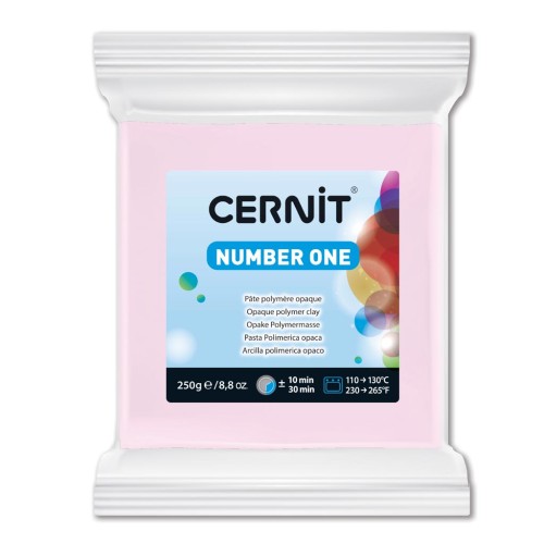 Pasta Cernit Number One Opaca - 250 g Rosa (n. 475)