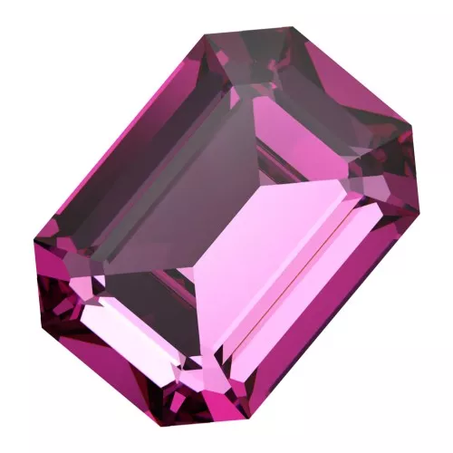 Cabochon PureCrystal 4610 Rettangolo mm. 14x10 Dark rose x1