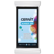Pasta Cernit Number One Opaca - 500 g Nero (n. 100)