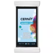Pasta Cernit Number One Opaca - 500 g Nero (n. 100)