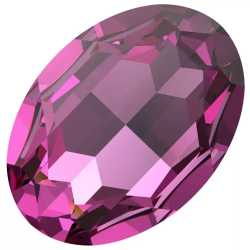Cabochon PureCrystal 4127 ovale mm. 30x22 Dark rose x1