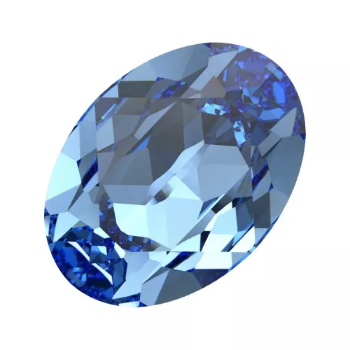 Cabochon PureCrystal 4120 ovale 8x6mm Reinvented Cool Blue x1